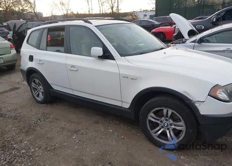 2005 BMW X3 3.0I from USA, damaged, VIN WBXPA93475WD21087
